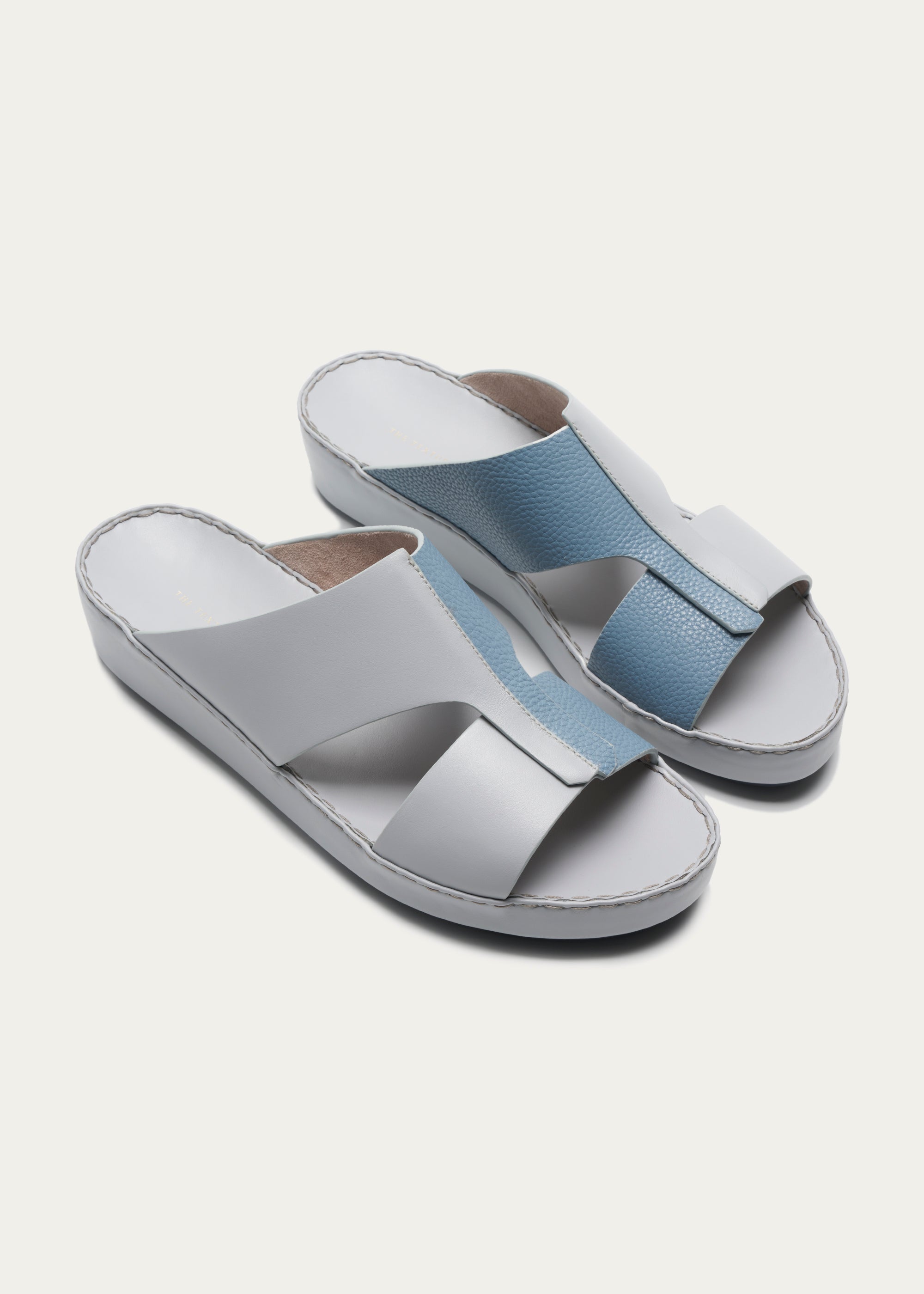 Soft Calf Leather Sandals Fusion Series L.Grey