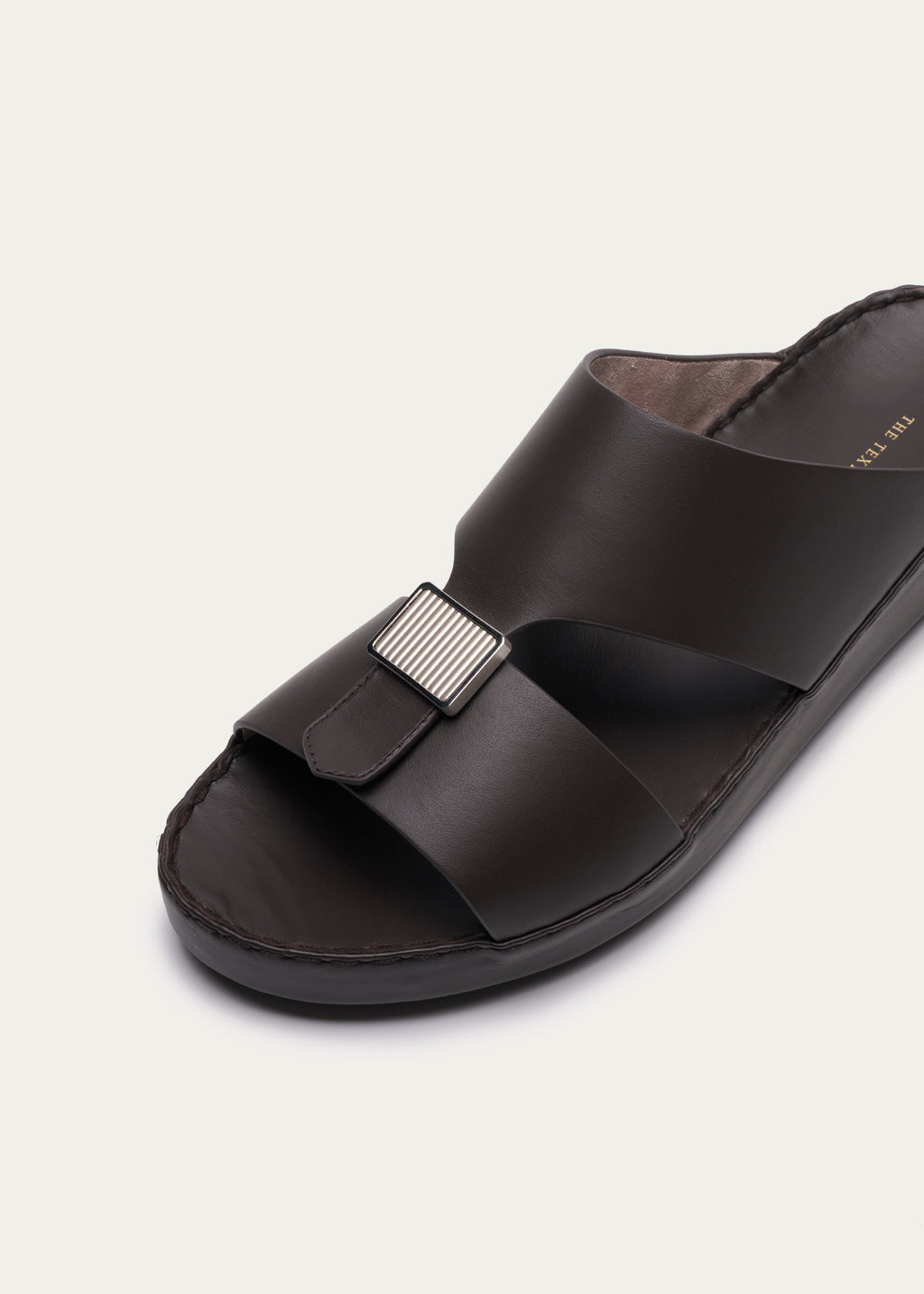 Calf Leather Sandals-Phantom Series-Oud Coffee
