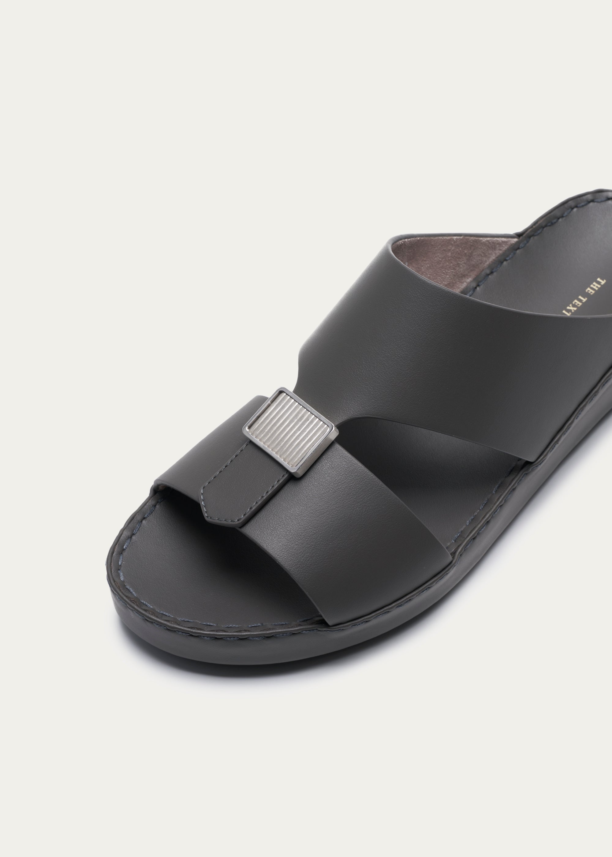 Calf Leather Sandals-Phantom Series-Gray