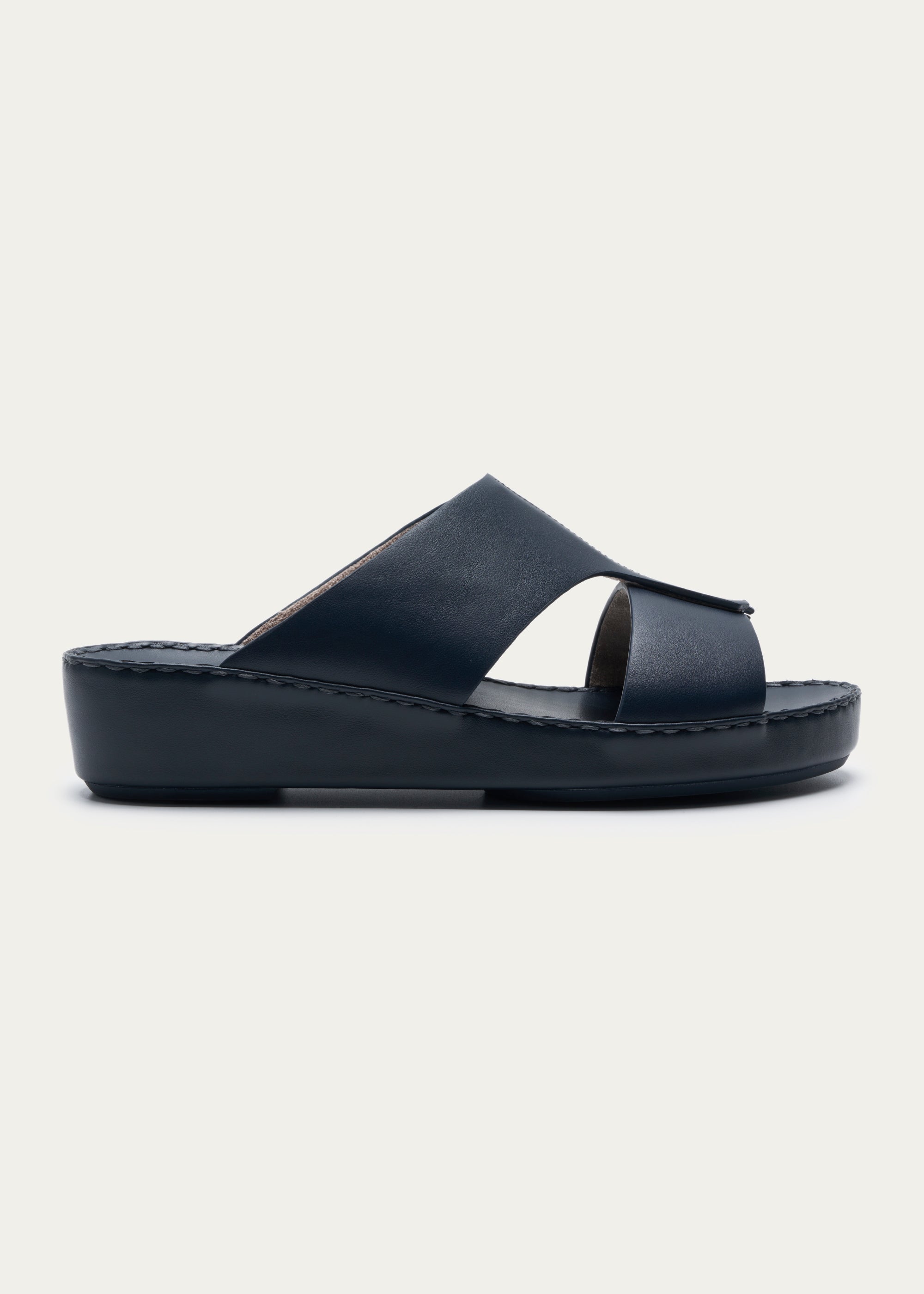 Soft Calf Leather Sandals Fusion Series Navy