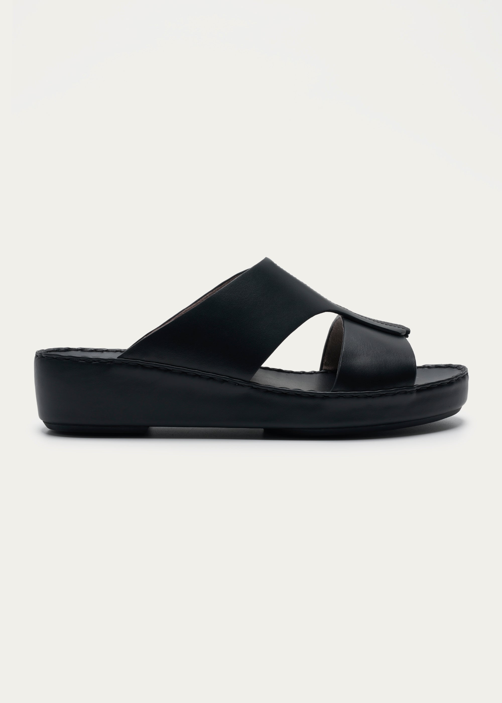 Soft Calf Leather Sandals Fusion Series Black