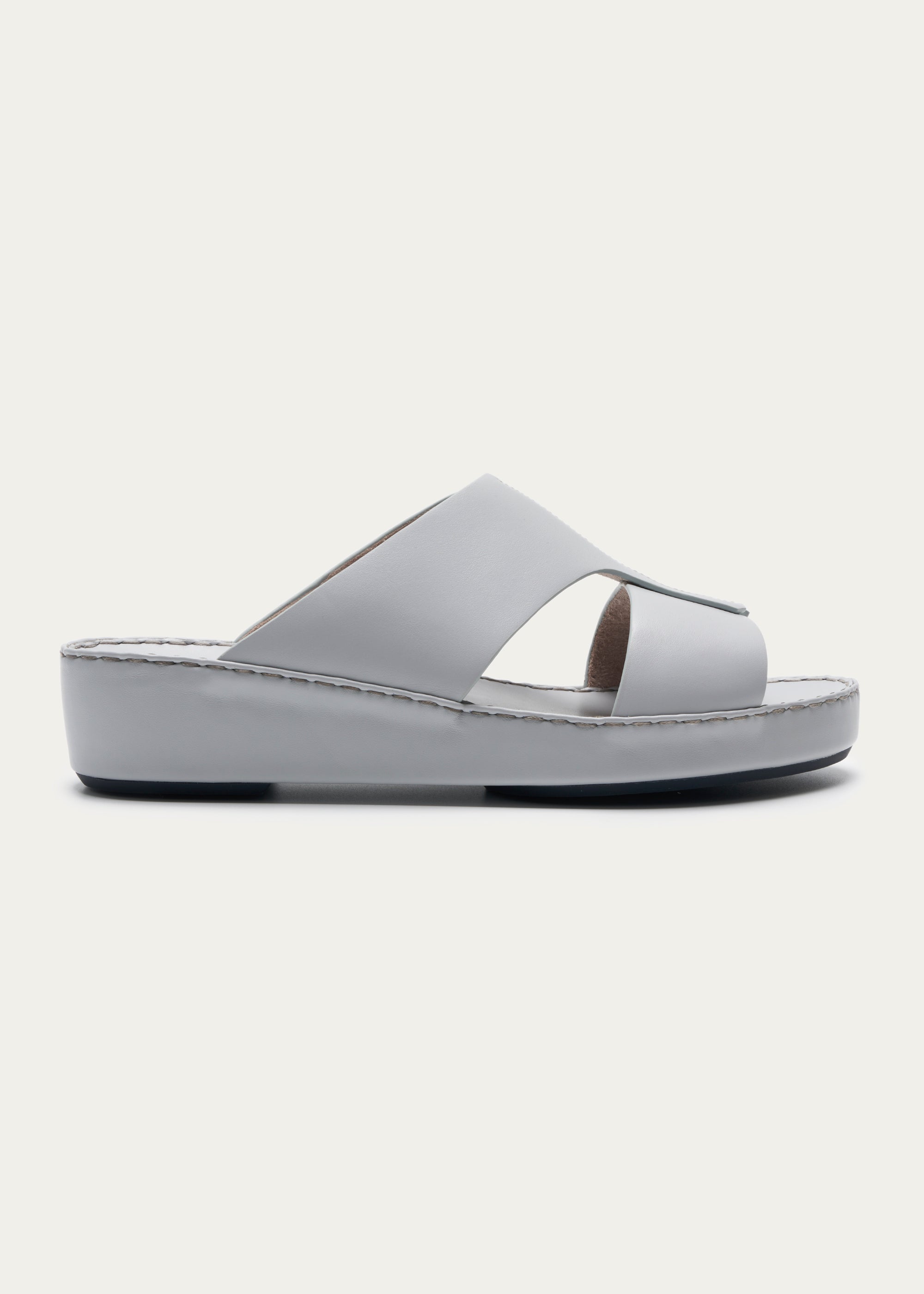 Soft Calf Leather Sandals Fusion Series L.Grey