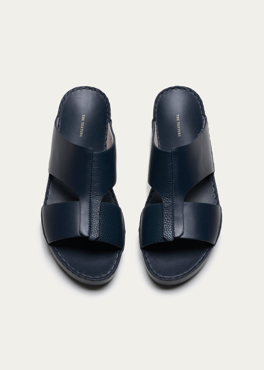 Soft Calf Leather Sandals Fusion Series Navy