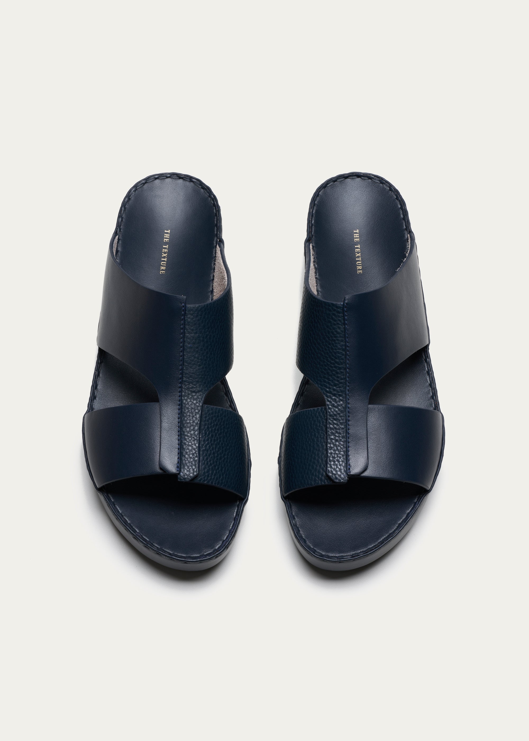 Soft Calf Leather Sandals Fusion Series Navy
