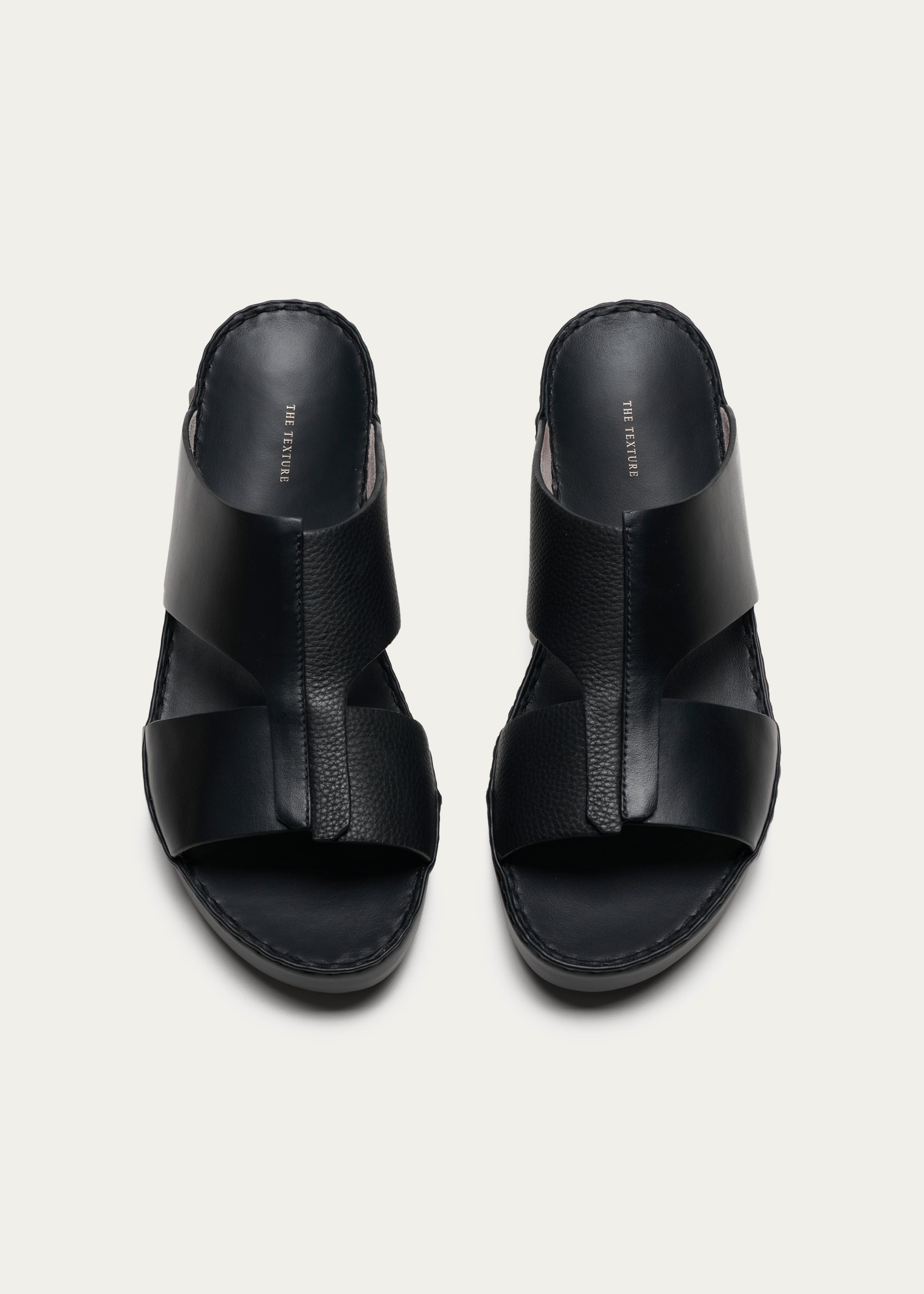 Soft Calf Leather Sandals Fusion Series Black
