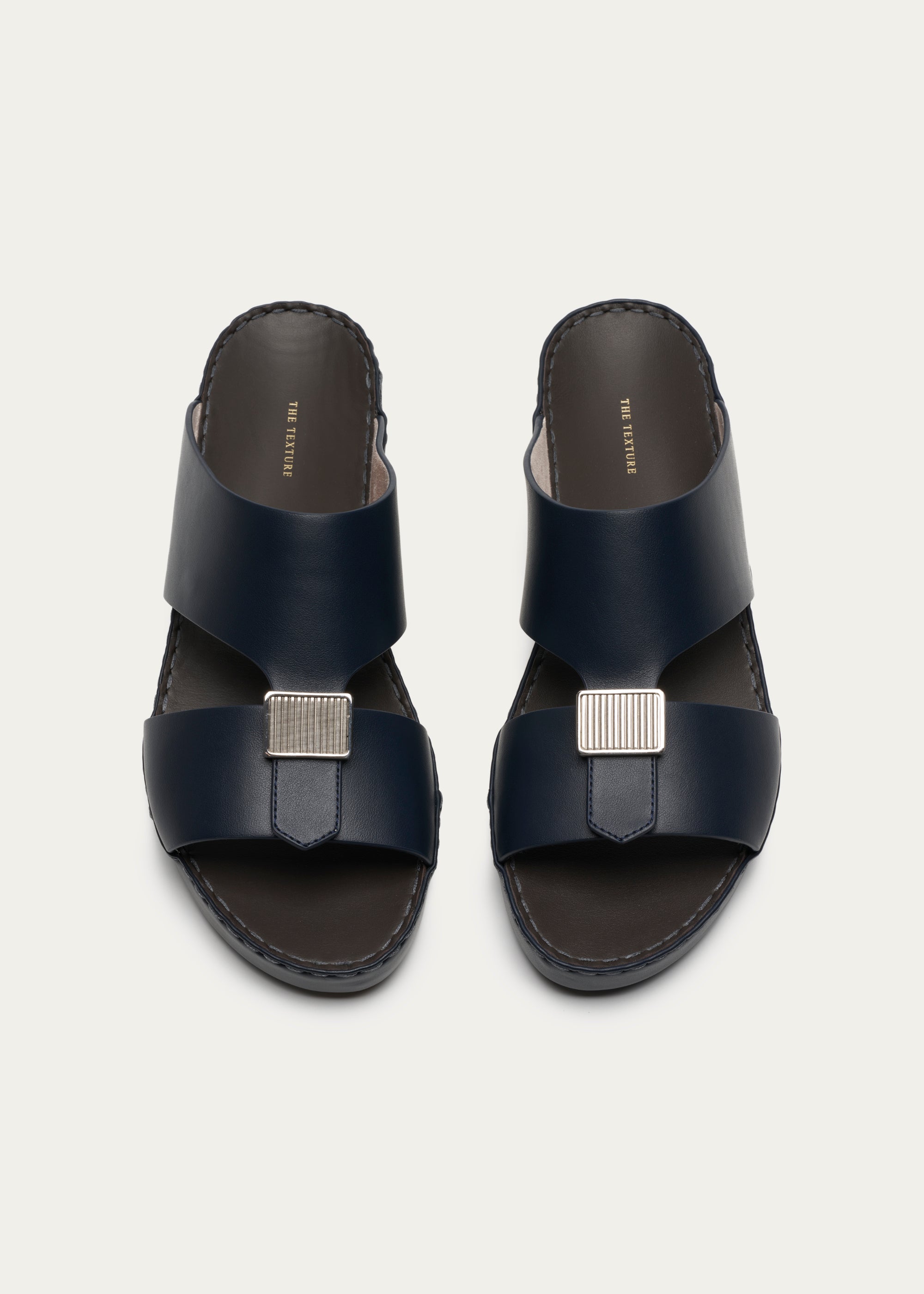 Calf Leather Sandals-Phantom Series-Navy