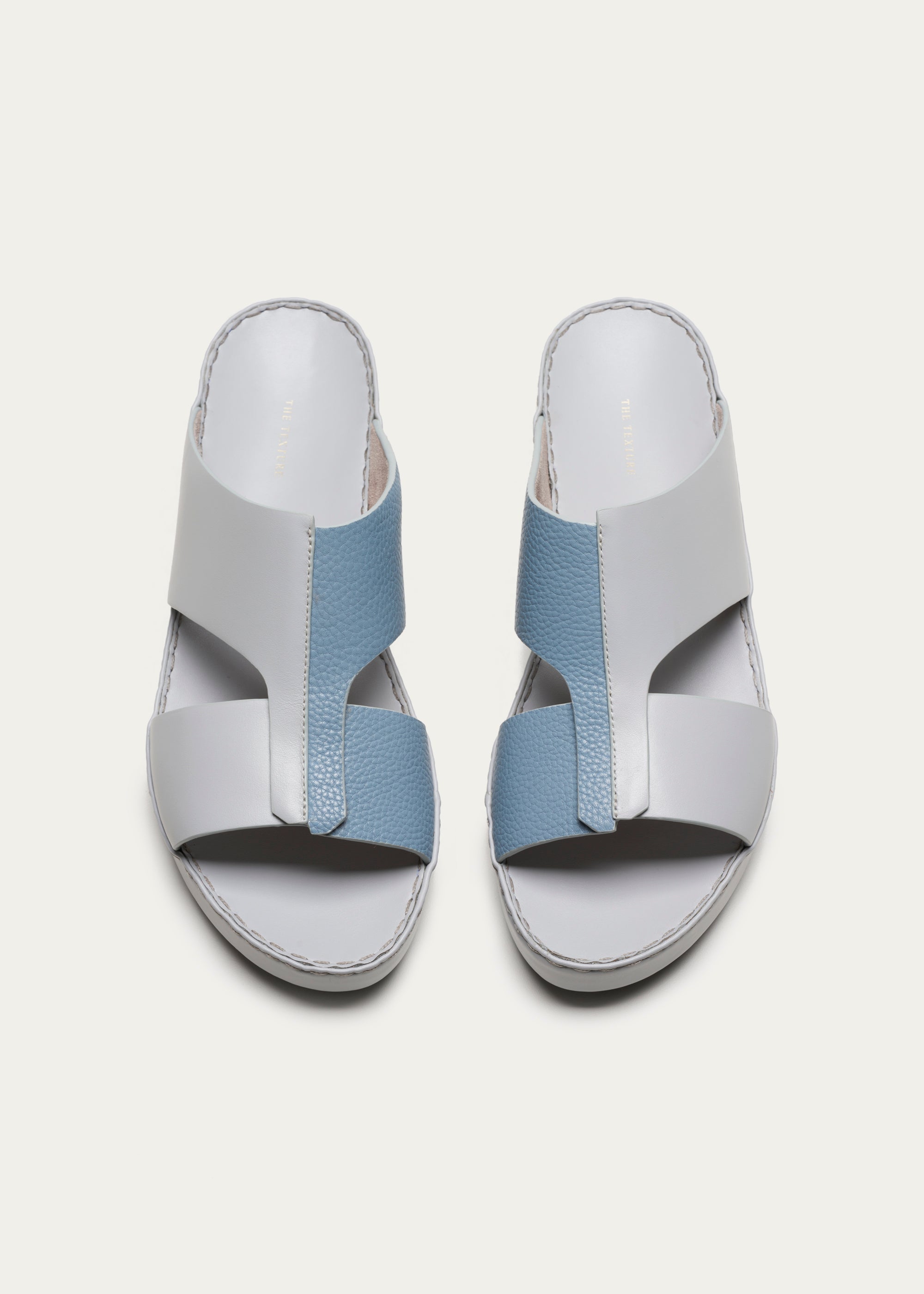 Soft Calf Leather Sandals Fusion Series L.Grey