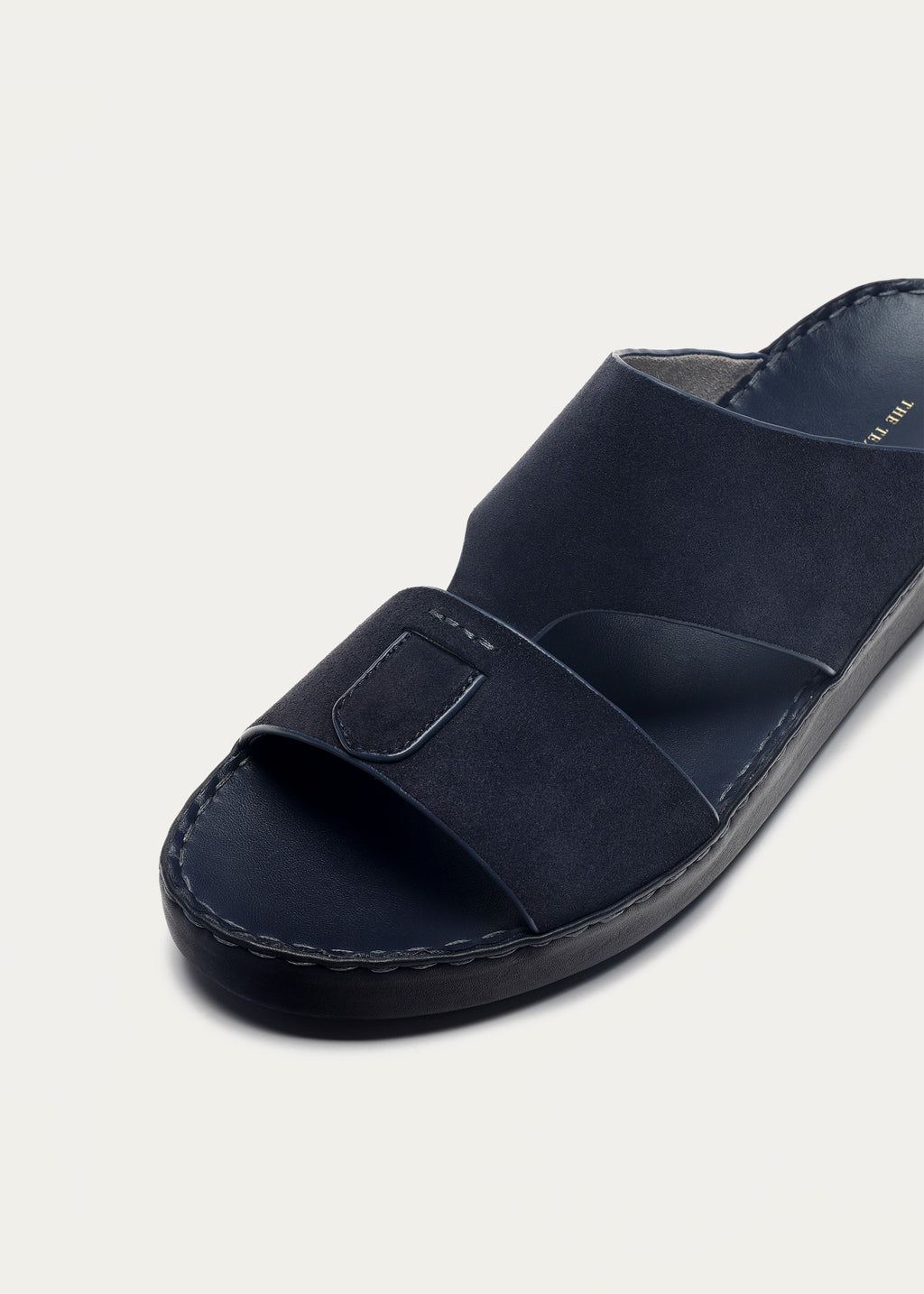 Suede Baby Calf Leather Sandals-Suede Series-Midnight Blue