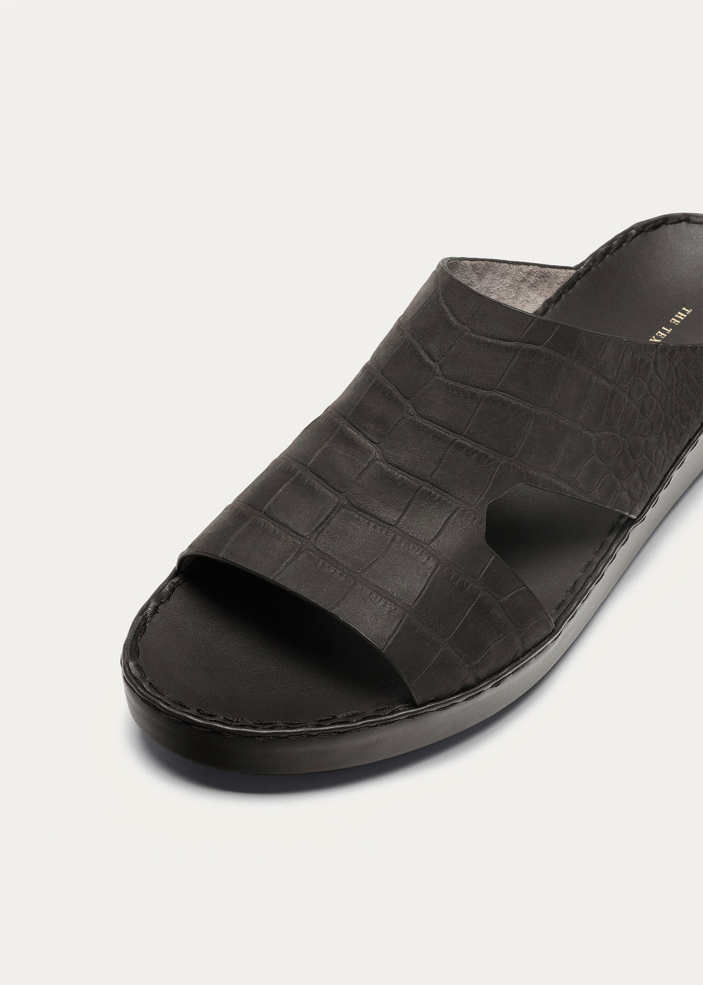 Croc Print Nubuck Series-Matte Coffee