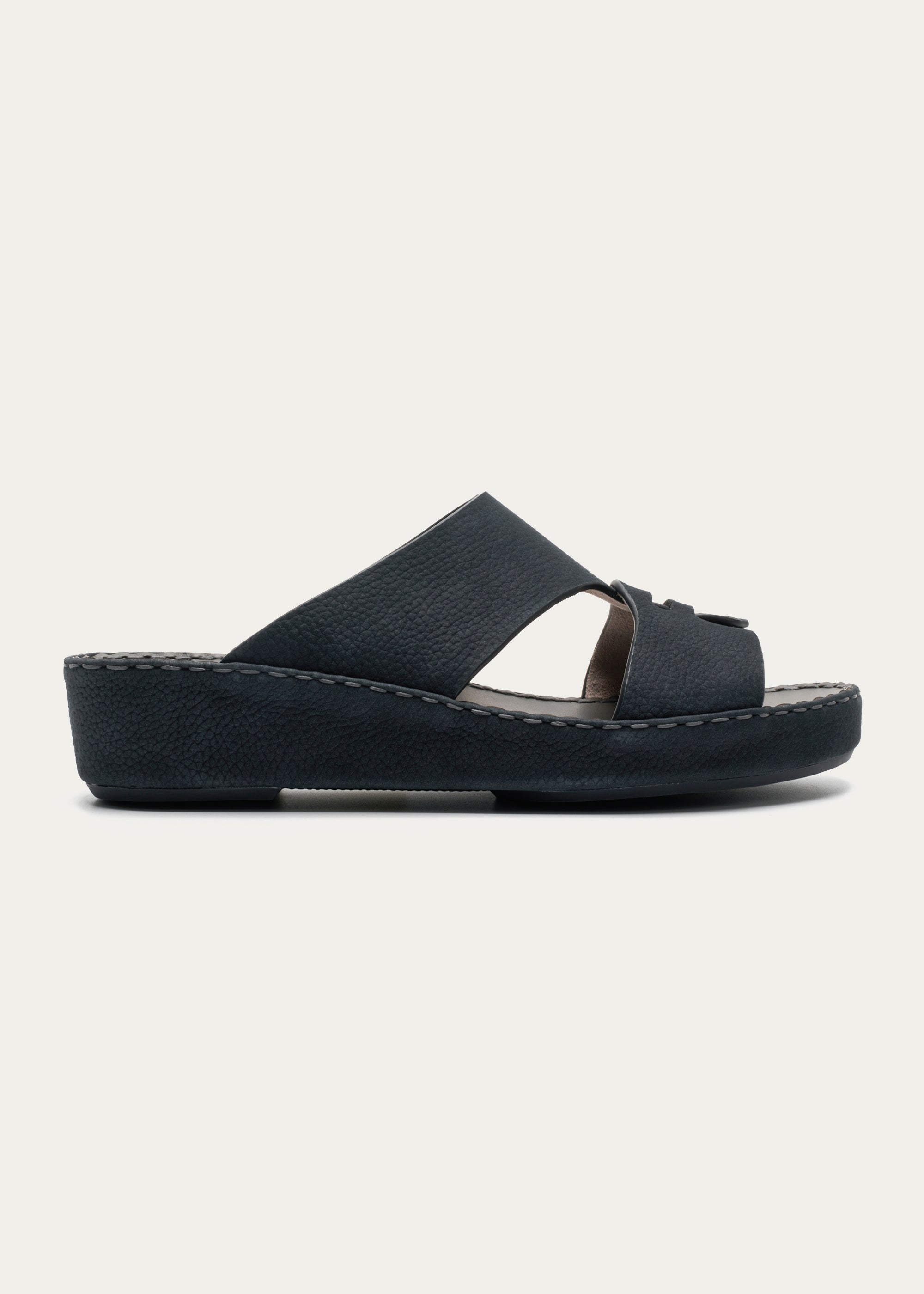 Calf Leather Sandals-Essence Series-Dark Navy