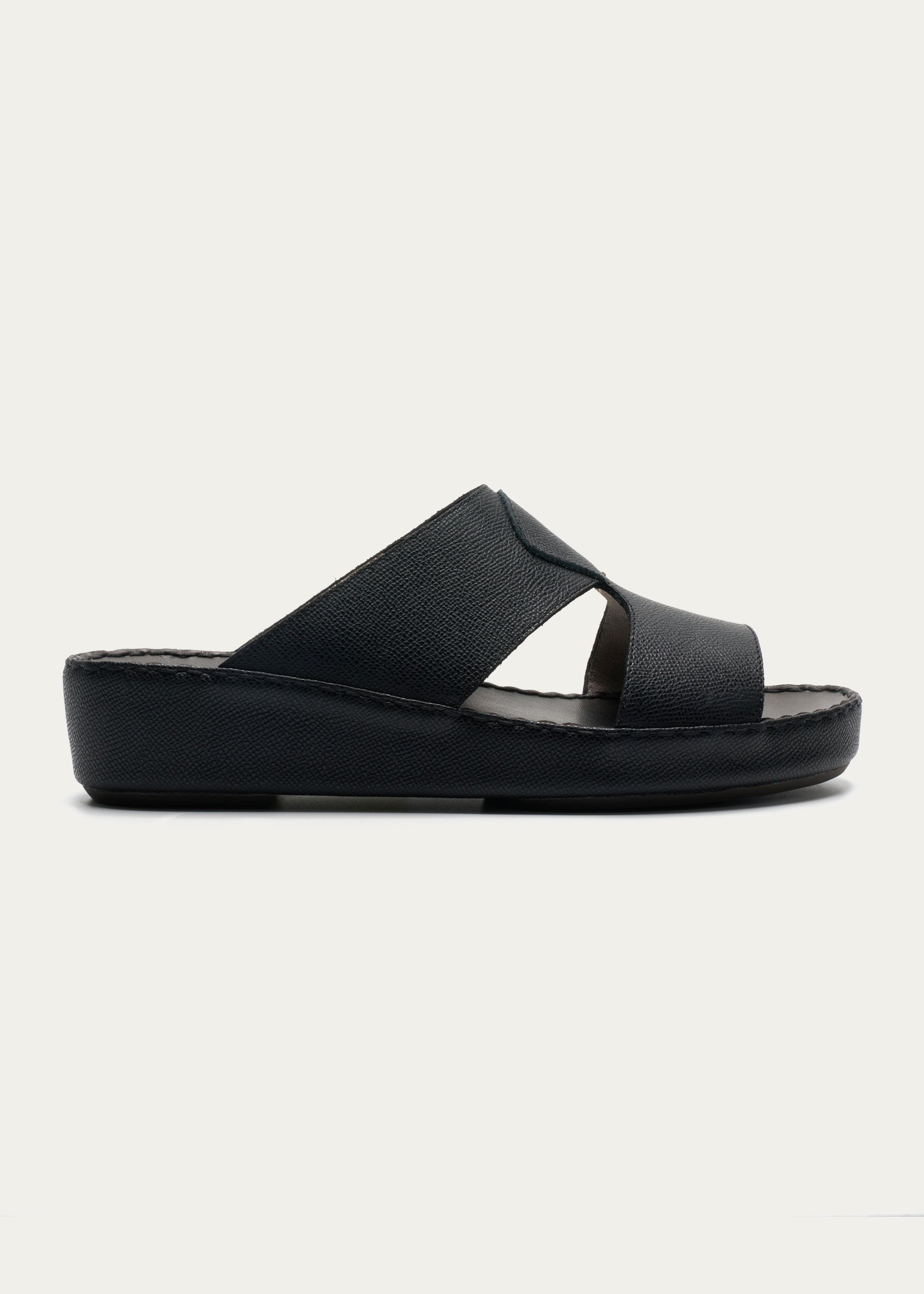 Calf Leather Sandals-Pure Series-Epsom Black