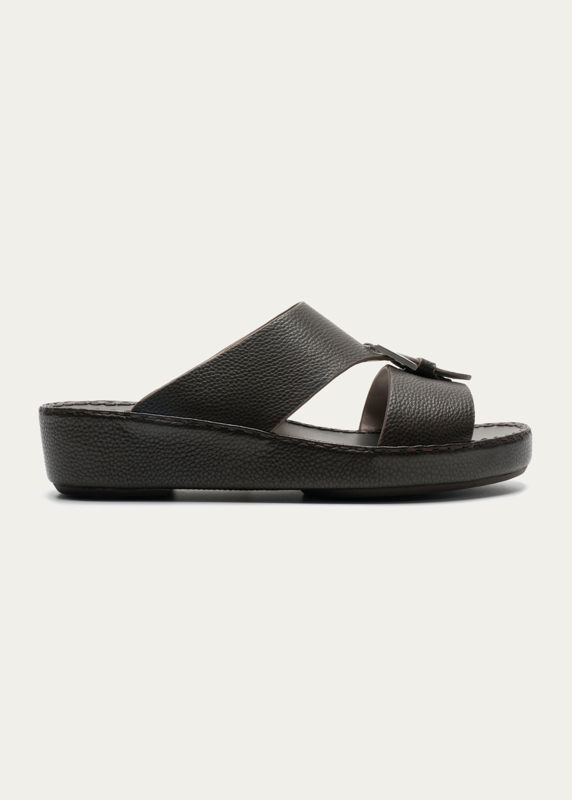 Calf Leather Sandals-Super Soft Series-Light Coffee