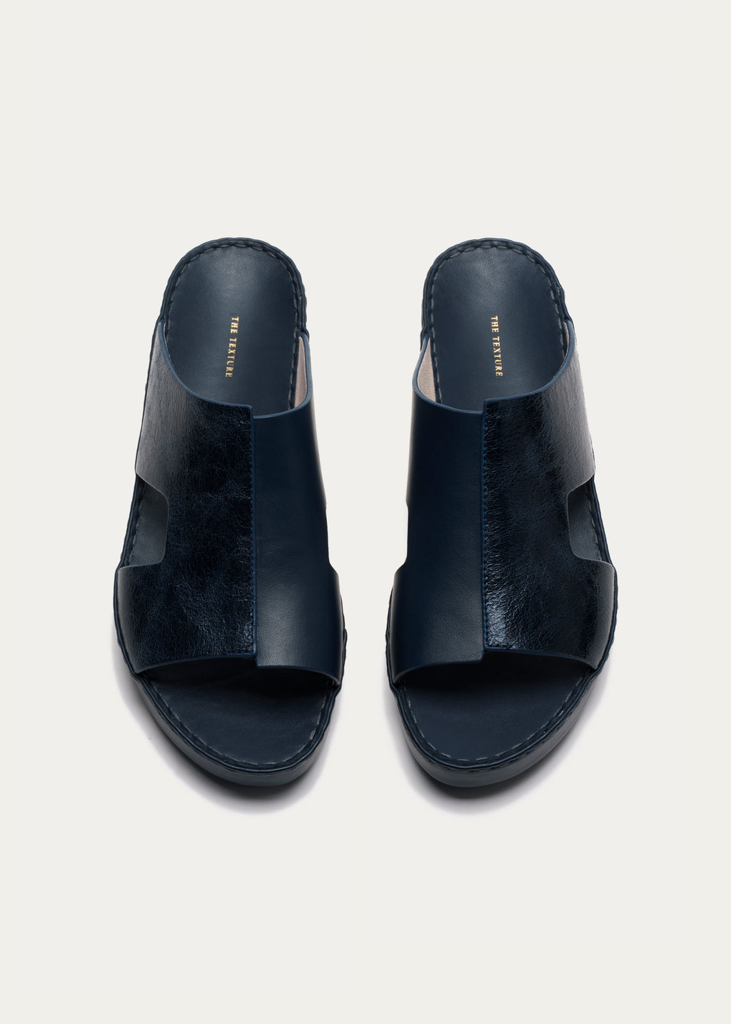 Calf Leather Sandals-Galaxy Series-Galaxy Blue