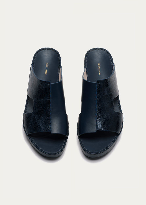 Calf Leather Sandals-Galaxy Series-Galaxy Blue