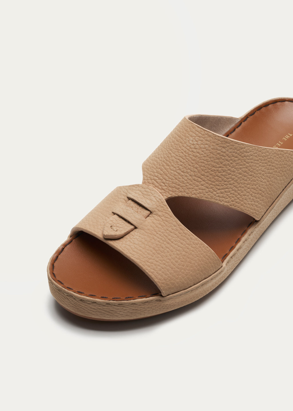 Calf Leather Sandals-Essence Series-Pale Khaki