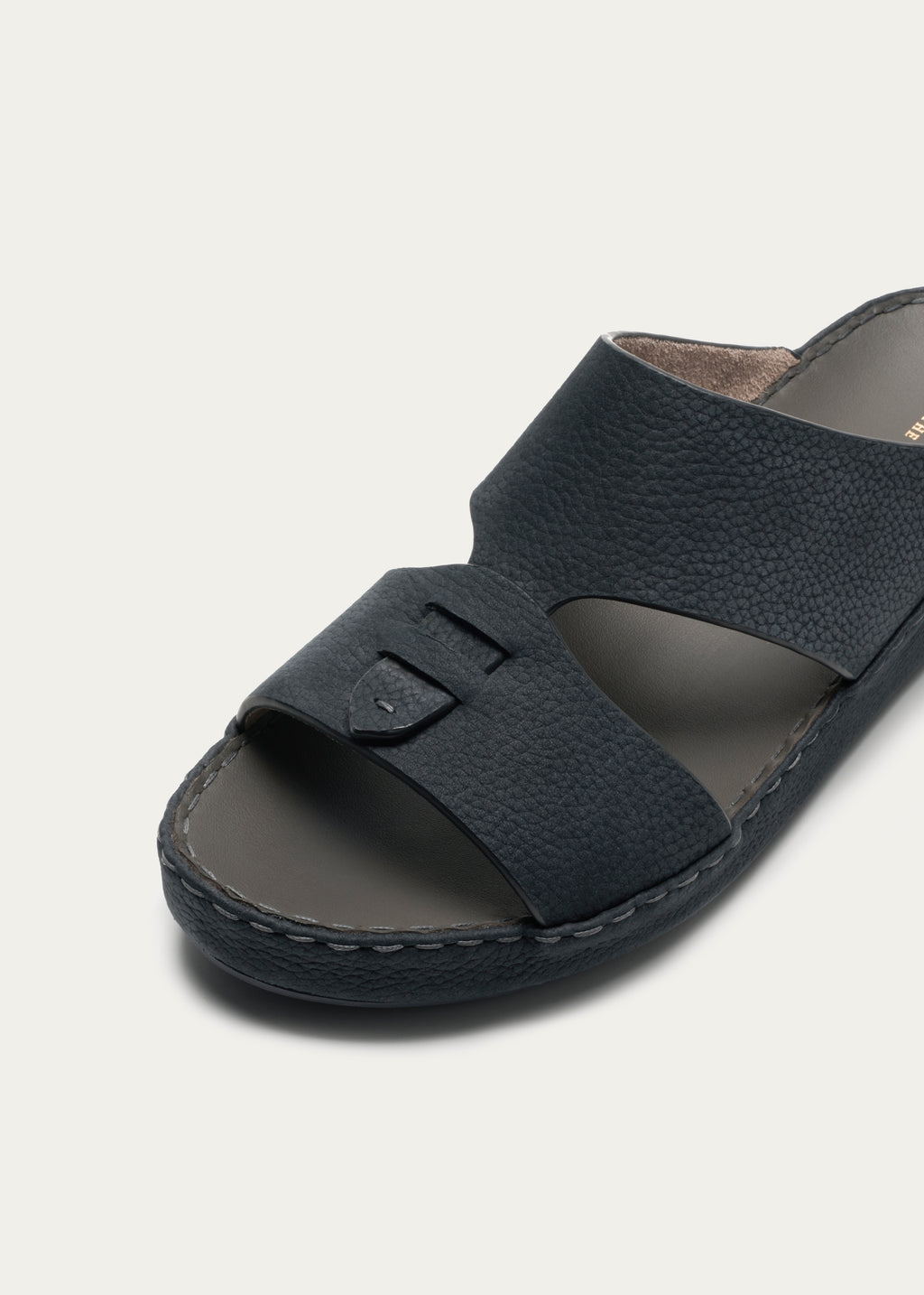 Calf Leather Sandals-Essence Series-Dark Navy