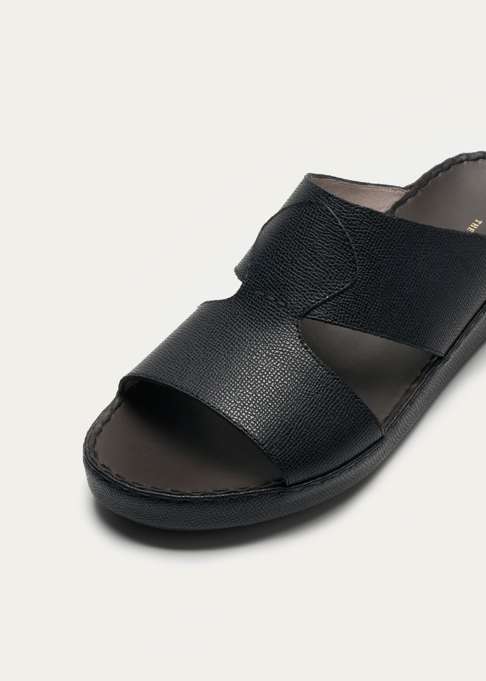 Calf Leather Sandals-Pure Series-Epsom Black