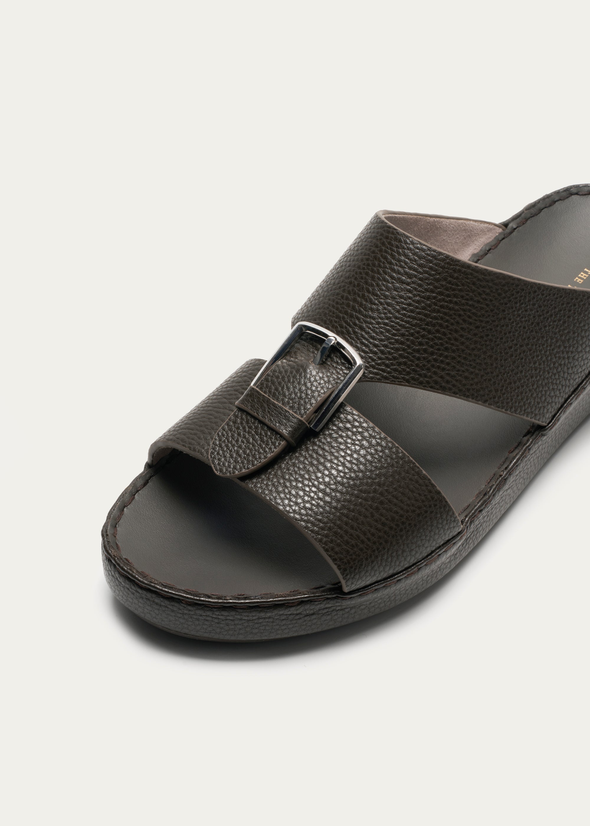 Calf Leather Sandals-Super Soft Series-Light Coffee