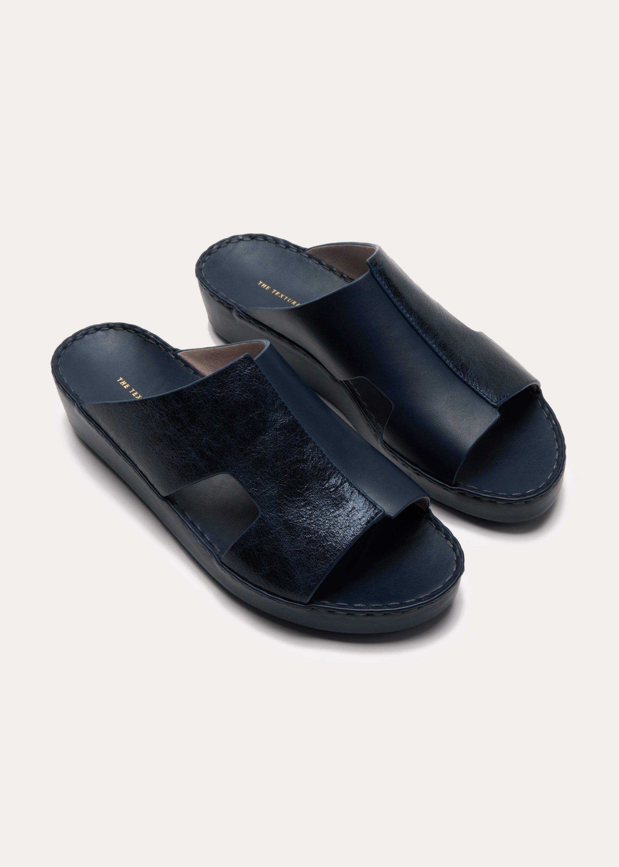 Calf Leather Sandals-Galaxy Series-Galaxy Blue