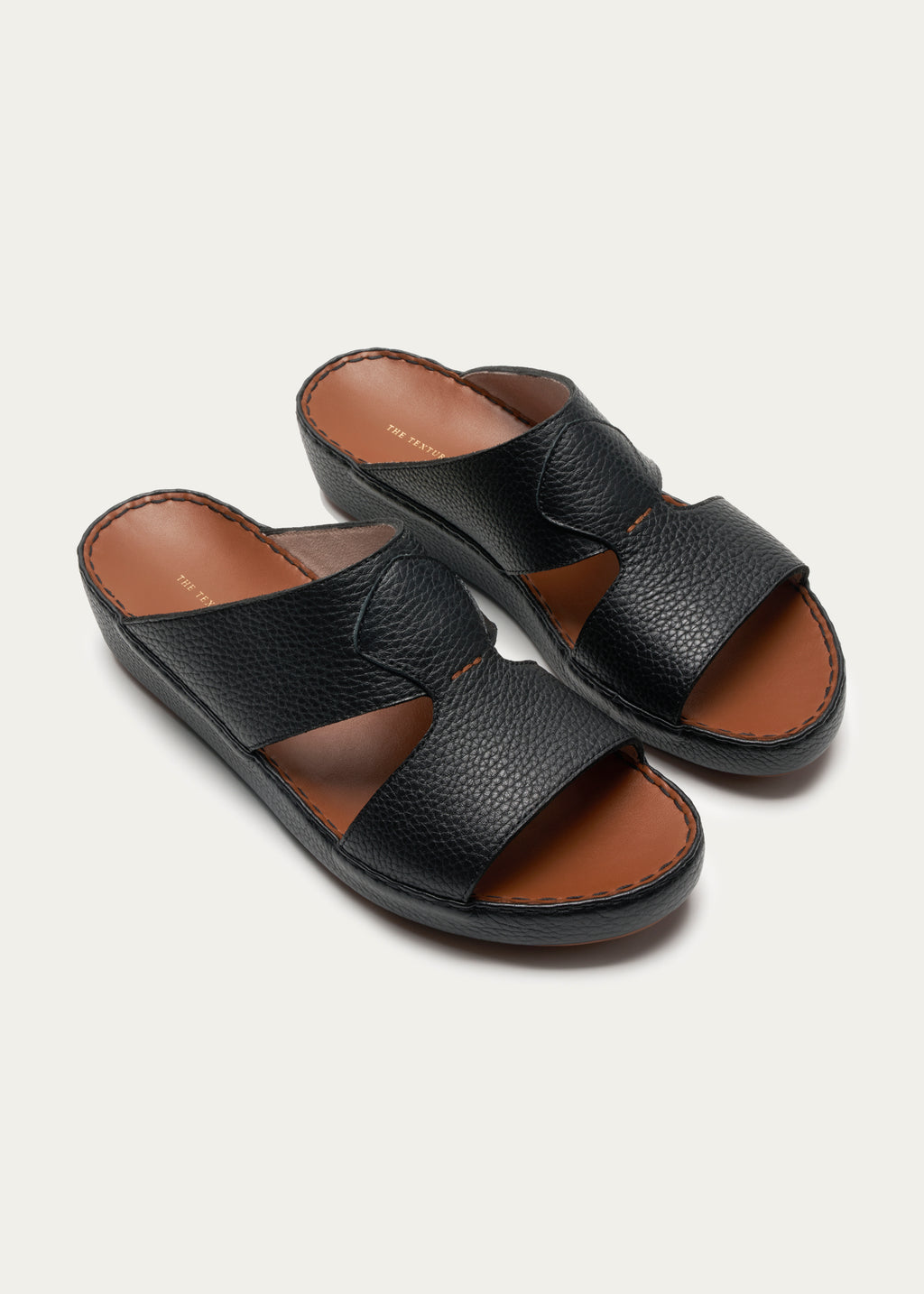 Calf Leather Sandals-Pure Series-Fjord Black